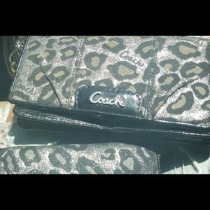 Coach ocelot wallet